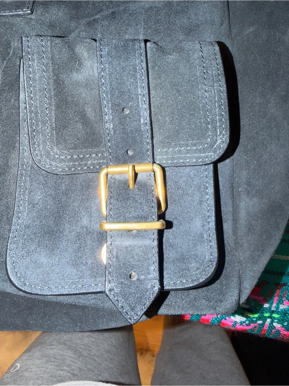 Proenza Schouler PS1 Navy Suede Backpack NWT $1995 Retail